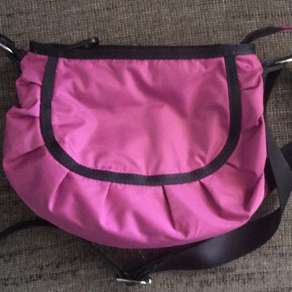 Kipling Eneki Raspberry And Navy Crossbody Bag - image 7